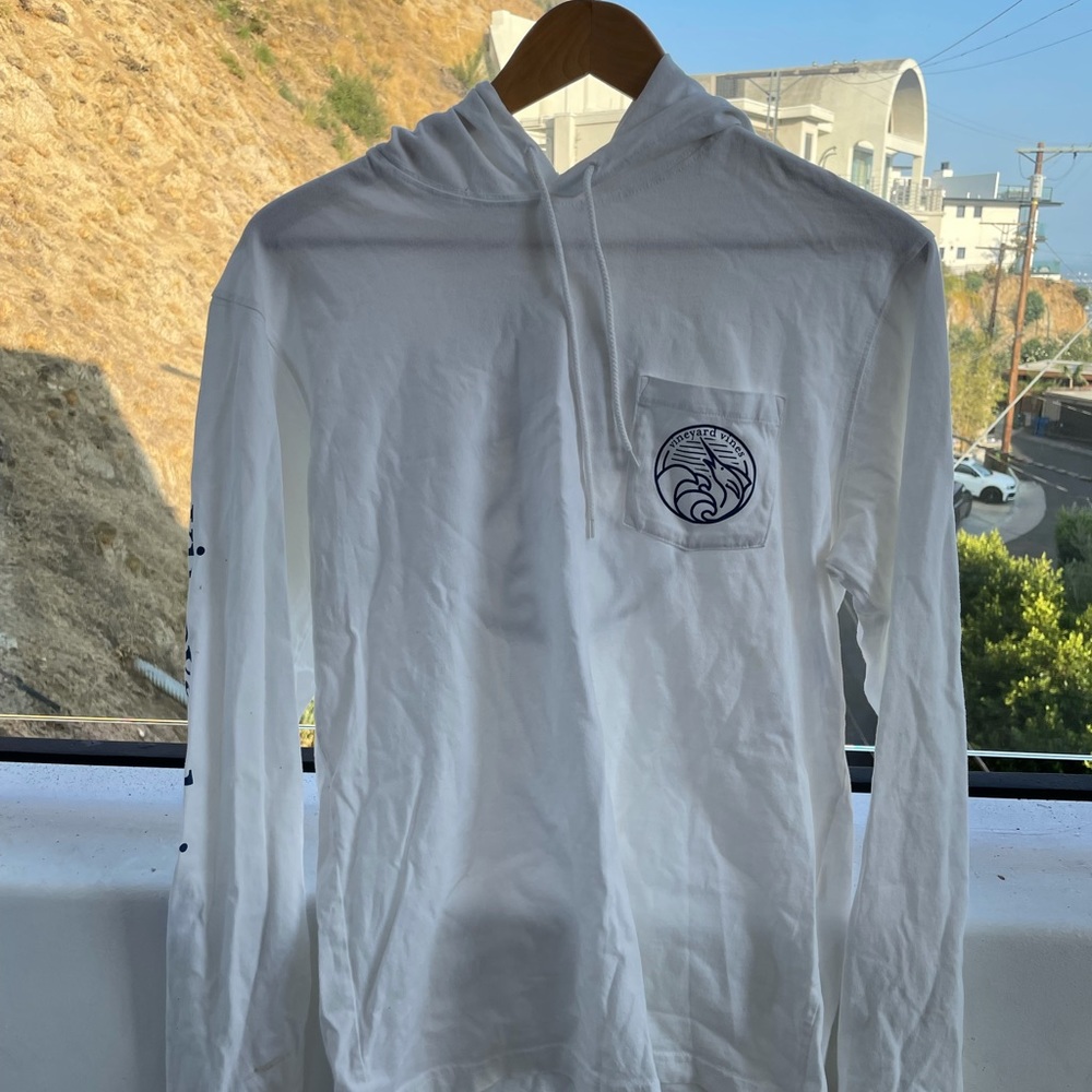 Vineyard Vines Hooded Long Sleeve with Detail